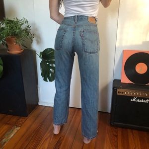 Vintage Red Tab Levi’s 550 High Straight Jeans